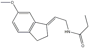 (E)-N-[2-(2,3-Dihydro-6-methoxy-1H-inden-1-ylidene)ethyl]propanamide CAS#: 196597-82-7
