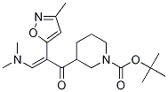 (E)-tert-butyl 3-(3-(diMethylaMino)-2-(3-Methylisoxazol-5-yl)acryloyl)piperidine-1-carboxylate CAS#: 1044764-38-6