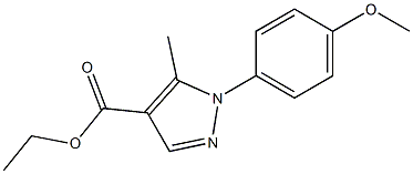 ETHYL 1-(4-METHOXYPHENYL)-5-METHYL-1H-PYRAZOLE-4-CARBOXYLATE CAS#: 187998-66-9