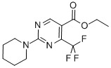 ETHYL 2-(PIPERIDIN-1-YL)-4-(TRIFLUOROMETHYL)PYRIMIDINE-5-CARBOXYLATE CAS#: 187036-01-7