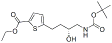 ETHYL 5-[(3R)-4-(TERT-BUTOXYCARBONYLAMINO)-3-HYDROXYBUTYL]THIOPHENE-2-CARBOXYLATE CAS#: 186521-38-0