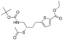 ETHYL 5-[(3S)-3-(ACETYLTHIO)-4-(TERT-BUTOXYCARBONYLAMINO)BUTYL]THIOPHENE-2-CARBOXYLATE CAS#: 186521-40-4