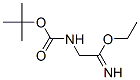 Ethanimidic acid, 2-[[(1,1-dimethylethoxy)carbonyl]amino]-, ethyl ester (9CI) CAS#: 182120-87-2