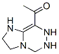 Ethanone, 1-(1,2,3,5,6,7-hexahydroimidazo[1,2-d][1,2,4]triazin-8-yl)- (9CI) CAS#: 191677-77-7