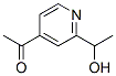 Ethanone, 1-[2-(1-hydroxyethyl)-4-pyridinyl]- (9CI) CAS#: 185220-30-8