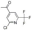 Ethanone, 1-[2-chloro-6-(trifluoroMethyl)-4-pyridinyl]- CAS#: 1060810-89-0