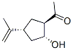 Ethanone, 1-[2-hydroxy-4-(1-methylethenyl)cyclopentyl]-, [1R-(1alpha,2alpha,4alpha)]- CAS#: 182700-04-5