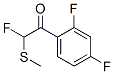 Ethanone, 1-(2,4-difluorophenyl)-2-fluoro-2-(methylthio)- (9CI) CAS#: 192862-12-7
