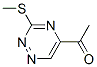 Ethanone, 1-[3-(methylthio)-1,2,4-triazin-5-yl]- (9CI) CAS#: 184895-81-6