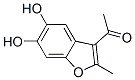 Ethanone, 1-(5,6-dihydroxy-2-methyl-3-benzofuranyl)- (9CI) CAS#: 189828-67-9