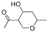 Ethanone, 1-(tetrahydro-4-hydroxy-6-methyl-2H-pyran-3-yl)- (9CI) CAS#: 197790-01-5