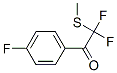 Ethanone, 2,2-difluoro-1-(4-fluorophenyl)-2-(methylthio)- (9CI) CAS#: 192862-13-8