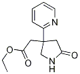 Ethyl 2-(5-oxo-3-(pyridin-2-yl)pyrrolidin-3-yl)acetate CAS#: 178372-18-4