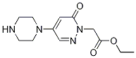 Ethyl 2-(6-oxo-4-(piperazin-1-yl)pyridazin-1(6H)-yl)acetate CAS#: 1000018-24-5