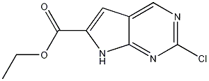 Ethyl 2-chloro-7H-pyrrolo[2,3-d]pyrimidine-6-carboxylate CAS#: 1060816-62-7