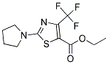 Ethyl 2-pyrrolidin-1-yl-4-(trifluoromethyl)-1,3-thiazole-5-carboxylate CAS#: 1000339-79-6