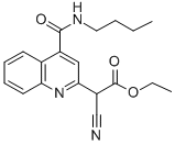 Ethyl 4-((butylamino)carbonyl)-alpha-cyano-2-quinolineacetate CAS#: 194713-19-4