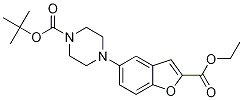 Ethyl 5-(4-tert-butoxycarbonyl-1-piperazinyl)benzofuran-2-carboxylate CAS#: 183288-43-9