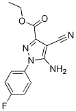 Ethyl5-amino-4-cyano-1-(4-fluorophenyl)pyrazole-3-carboxylate CAS#: 1001665-65-1