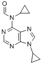 Formamide, N-cyclopropyl-N-(9-cyclopropyl-9H-purin-6-yl)- CAS#: 195252-43-8