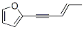 Furan, 2-(3-penten-1-ynyl)- (9CI) CAS#: 197708-56-8