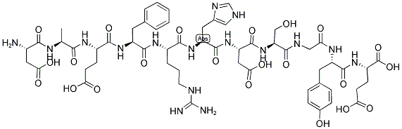 H-ASP-ALA-GLU-PHE-ARG-HIS-ASP-SER-GLY-TYR-GLU-OH CAS#: 190436-05-6