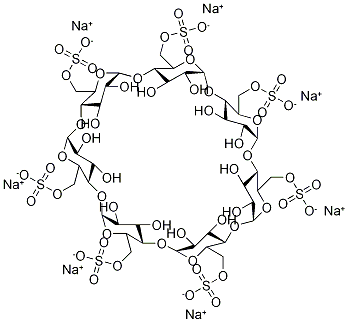 HEPTAKIS(6-O-SULFO)-(BETA)-CYCLODEXTRIN CAS#: 197587-31-8
