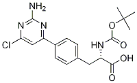 L-Phenylalanine, 4-(2-aMino-6-chloro-4-pyriMidinyl)-N-[(1,1-diMethylethoxy)carbonyl]- CAS#: 1033804-86-2