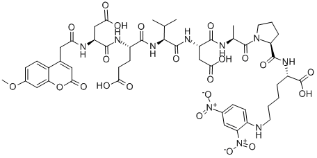 MCA-ASP-GLU-VAL-ASP-ALA-PRO-LYS(DNP)-OH CAS#: 189696-20-6