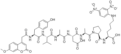 MCA-TYR-VAL-ALA-ASP-ALA-PRO-LYS(DNP)-OH CAS#: 189696-01-3
