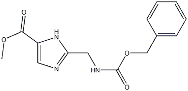 METHYL 2-((BENZYLOXYCARBONYLAMINO)METHYL)-1H-IMIDAZOLE-5-CARBOXYLATE CAS#: 1070879-22-9