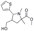 METHYL 4-(HYDROXYMETHYL)-1,2-DIMETHYL-5-(2-THIENYL)-2-PYRROLIDINECARBOXYLATE CAS#: 1052612-49-3
