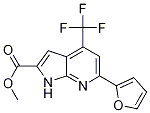 METHYL 4-(TRIFLUOROMETHYL)-6-(FURAN-2-YL)-1H-PYRROLO[2,3-B]PYRIDINE-2-CARBOXYLATE CAS#: 1027511-30-3