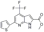METHYL 4-(TRIFLUOROMETHYL)-6-(THIOPHEN-2-YL)-1H-PYRROLO[2,3-B]PYRIDINE-2-CARBOXYLATE CAS#: 1027511-29-0