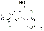 METHYL 5-(2,4-DICHLOROPHENYL)-4-(HYDROXYMETHYL)-1,2-DIMETHYL-2-PYRROLIDINECARBOXYLATE CAS#: 1052611-56-9