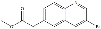 Methyl 2-(3-bromoquinolin-6-yl)acetate CAS#: 1022091-89-9