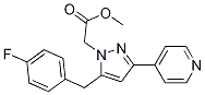 Methyl 2-[5-(4-fluorobenzyl)-3-(pyridin-4-yl)-1H-pyrazol-1-yl]acetate CAS#: 1001383-87-4