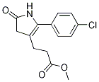 Methyl 3-[2-(4-chlorophenyl)-5-oxo-4,5-dihydro-1H-pyrrol-3-yl]propanoate CAS#: 198063-87-5