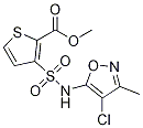 Methyl 3-(N-(4-chloro-3-Methylisoxazol-5-yl)sulfaMoyl)thiophene-2-carboxylate CAS#: 184644-72-2