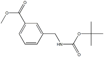 Methyl 3-(((tert-butoxycarbonyl)aMino)Methyl)benzoate CAS#: 180863-55-2