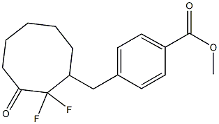 Methyl 4-((2,2-difluoro-3-oxocyclooctyl)Methyl)benzoate CAS#: 1047997-34-1