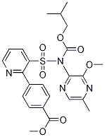 Methyl 4-(3-{[(3-Methoxy-5-Methylpyrazin-2-yl)[(2-Methylpropoxy)carbonyl]aMino]sulfonyl}pyridin-2-yl)benzoate CAS#: 186497-89-2