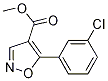 Methyl 5-(3-chlorophenyl)isoxazole-4-carboxylate CAS#: 1065074-27-2