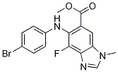 Methyl 5-(4-Bromophenylamino)-4-Fluoro-1-Methyl-1H-Benzo[D]Imidazole-6-Carboxylate CAS#: 1000340-06-6