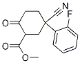 Methyl 5-cyano-5-(2-fluorophenyl)-2-oxocyclohexanecarboxylate CAS#: 179064-48-3