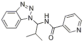N-(1-Benzotriazol-1-yl-2-methyl-propyl)-nicotinamide CAS#: 182491-47-0