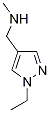 N-[(1-ethyl-1H-pyrazol-4-yl)methyl]-N-methylamine CAS#: 1002651-68-4