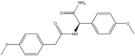 N-[(1R)-2-Amino-1-(4-methoxyphenyl)-2-oxoethyl]-4-methoxybenzeneacetamide CAS#: 1000307-35-6
