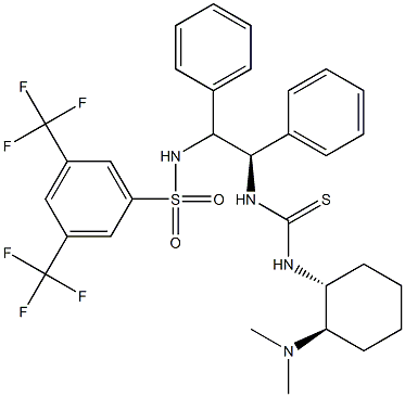 N-[(1R,2R)-2-[[[[(1R,2R)-2-(diMethylaMino)cyclohexyl]aMino]thioxoMethyl]aMino]-1,2-diphenylethyl]-3,5-bis(trifluoroMethyl)-BenzenesulfonaMide CAS#: 1020665-73-9
