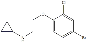 N-[2-(4-bromo-2-chlorophenoxy)ethyl]cyclopropanamine CAS#: 1038305-52-0